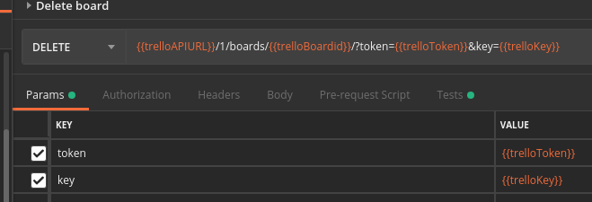 Delete Board URL